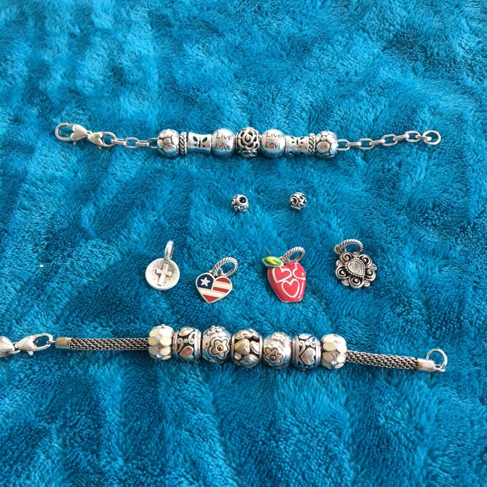 Lot of Brighton charm bracelets